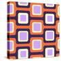 Retro Squares Pattern-null-Stretched Canvas
