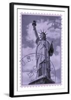 Retro Stamp V-The Vintage Collection-Framed Giclee Print