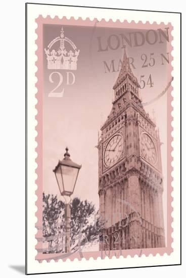 Retro Stamp VII-The Vintage Collection-Mounted Giclee Print