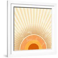 Retro Starburst-one AND only-Framed Photographic Print