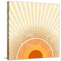 Retro Starburst-one AND only-Stretched Canvas