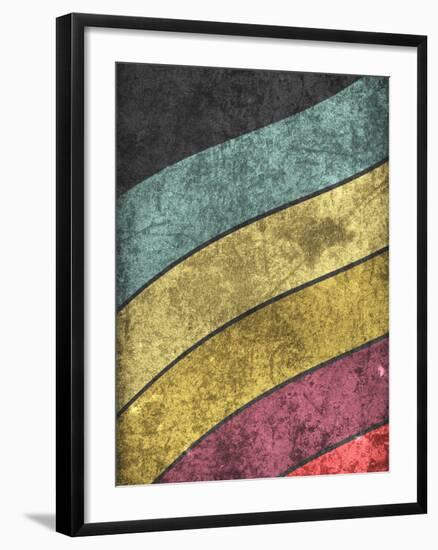 Retro Style Music Grunge Background-pashabo-Framed Photographic Print