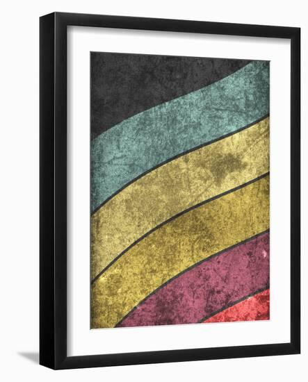 Retro Style Music Grunge Background-pashabo-Framed Photographic Print