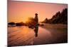 Retro Style Sun Star at Trinidad State Beach-Vincent James-Mounted Photographic Print