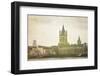 Retro Style View of Gothic Cathedral in Cologne, Germany-ilolab-Framed Photographic Print