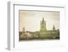 Retro Style View of Gothic Cathedral in Cologne, Germany-ilolab-Framed Photographic Print