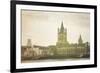 Retro Style View of Gothic Cathedral in Cologne, Germany-ilolab-Framed Photographic Print