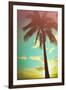 Retro Styled Hawaiian Palm Tree-Mr Doomits-Framed Photographic Print