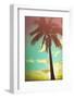 Retro Styled Hawaiian Palm Tree-Mr Doomits-Framed Photographic Print