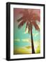 Retro Styled Hawaiian Palm Tree-Mr Doomits-Framed Photographic Print