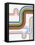 Retro Subway I Bright-Melissa Averinos-Framed Stretched Canvas