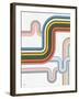 Retro Subway I Bright-Melissa Averinos-Framed Art Print