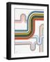 Retro Subway I Bright-Melissa Averinos-Framed Art Print