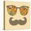 Retro Sunglasses with Reflection for Hipster.-panova-Stretched Canvas
