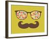 Retro Sunglasses With Reflection For Hipster-panova-Framed Art Print