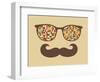 Retro Sunglasses With Reflection For Hipster-panova-Framed Art Print