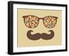 Retro Sunglasses With Reflection For Hipster-panova-Framed Art Print