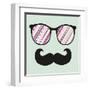 Retro Sunglasses With Reflection For Hipster-panova-Framed Art Print