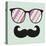 Retro Sunglasses With Reflection For Hipster-panova-Stretched Canvas