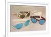 Retro Sunglasses-null-Framed Art Print