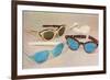 Retro Sunglasses-null-Framed Art Print