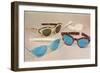 Retro Sunglasses-null-Framed Art Print