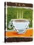 Retro Tea-Ken Daly-Stretched Canvas