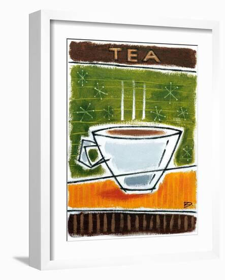 Retro Tea-Ken Daly-Framed Art Print