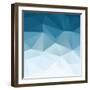 Retro Triangle Background-AnaMarques-Framed Art Print