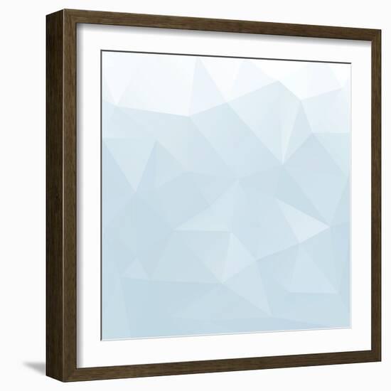 Retro Triangle Background-AnaMarques-Framed Art Print