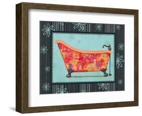 Retro Tub I-Pamela Desgrosellier-Framed Art Print