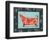 Retro Tub I-Pamela Desgrosellier-Framed Art Print