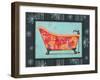 Retro Tub I-Pamela Desgrosellier-Framed Art Print