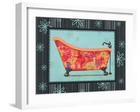 Retro Tub I-Pamela Desgrosellier-Framed Art Print