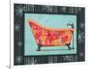 Retro Tub I-Pamela Desgrosellier-Framed Art Print