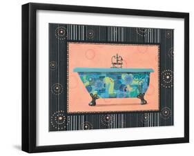 Retro Tub II-Pamela Desgrosellier-Framed Art Print