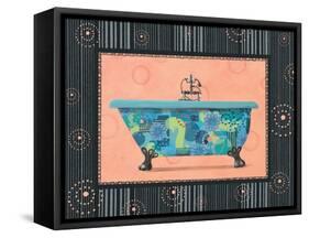 Retro Tub II-Pamela Desgrosellier-Framed Stretched Canvas