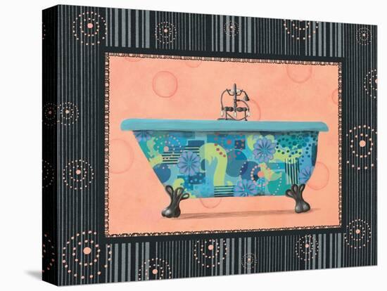 Retro Tub II-Pamela Desgrosellier-Stretched Canvas