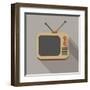 Retro Tv Set-YasnaTen-Framed Art Print