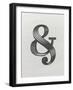Retro Type - And-Joni Whyte-Framed Giclee Print