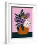 Retro Vase-Tara Reed-Framed Art Print