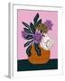 Retro Vase-Tara Reed-Framed Art Print