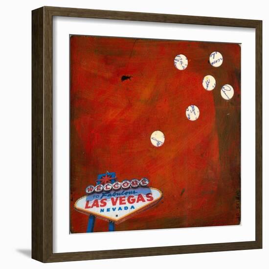 Retro Vegas-Jan Weiss-Framed Art Print