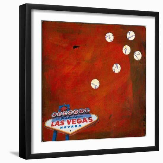 Retro Vegas-Jan Weiss-Framed Art Print