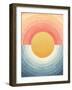 Retro Vibes Abstract-Danhui Nai-Framed Art Print