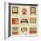 Retro Vintage Tv Set-vector pro-Framed Art Print