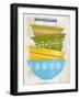 Retro Ware III-Chariklia Zarris-Framed Art Print