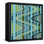 Retro Waves III-Ruth Palmer 3-Framed Stretched Canvas