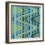 Retro Waves III-Ruth Palmer 3-Framed Art Print