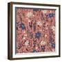 Retro Wild Flower Pattern-Andriy Lipkan-Framed Art Print